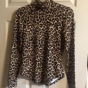 Animal print top